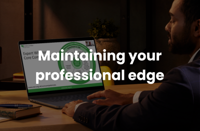 Maintaining your professional edge